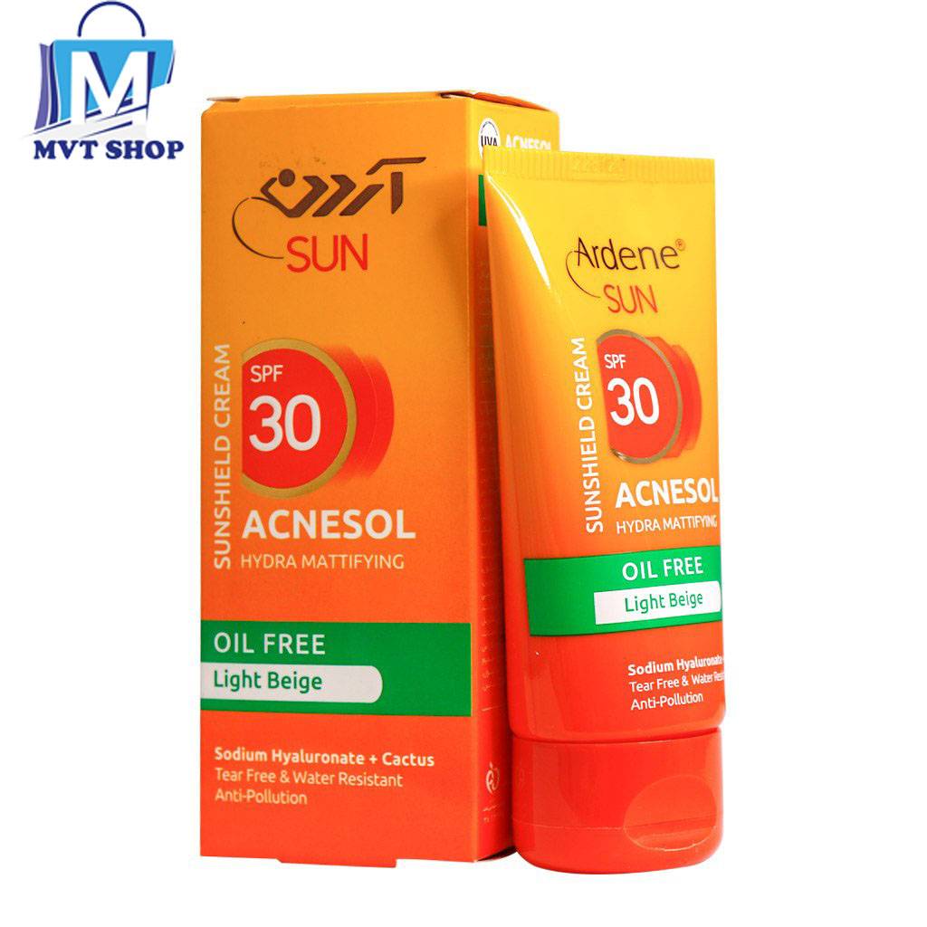 خرید کرم ضد آفتاب SPF30 بژ روشن 50 گرم آردن