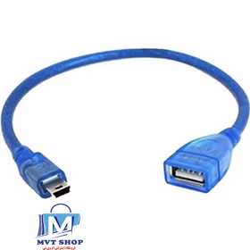 کابل ذوزنقه به USB شیلددار ۳۰ سانتی‌متری – اتصال پایدار، ضد نویز، جمع‌وجور