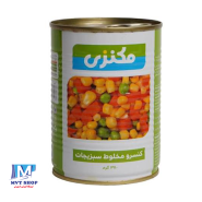 کنسرو مخلوط سبزیجات 380گرمی مکنزی